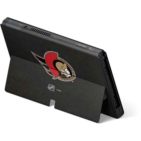 NHL Ottawa Senators Distressed Nintendo Switch OLED (2021) Skin
